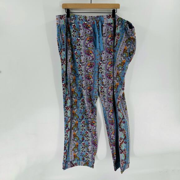 Vera Bradley Floral Blue Pajama Pants - Picture 9 of 9